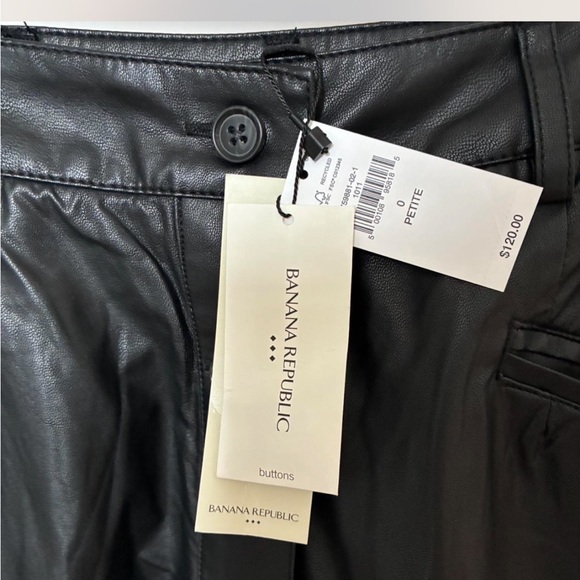 Banana republic black Leather Skirt - Picture 2 of 5